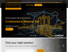 Tablet Screenshot of contitech-online.com